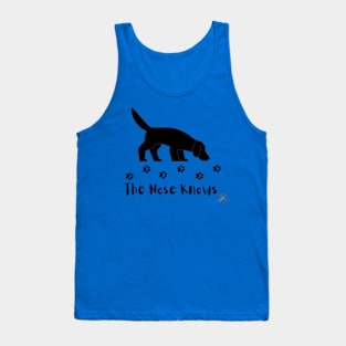 Black Dog Nose Knows Tank Top